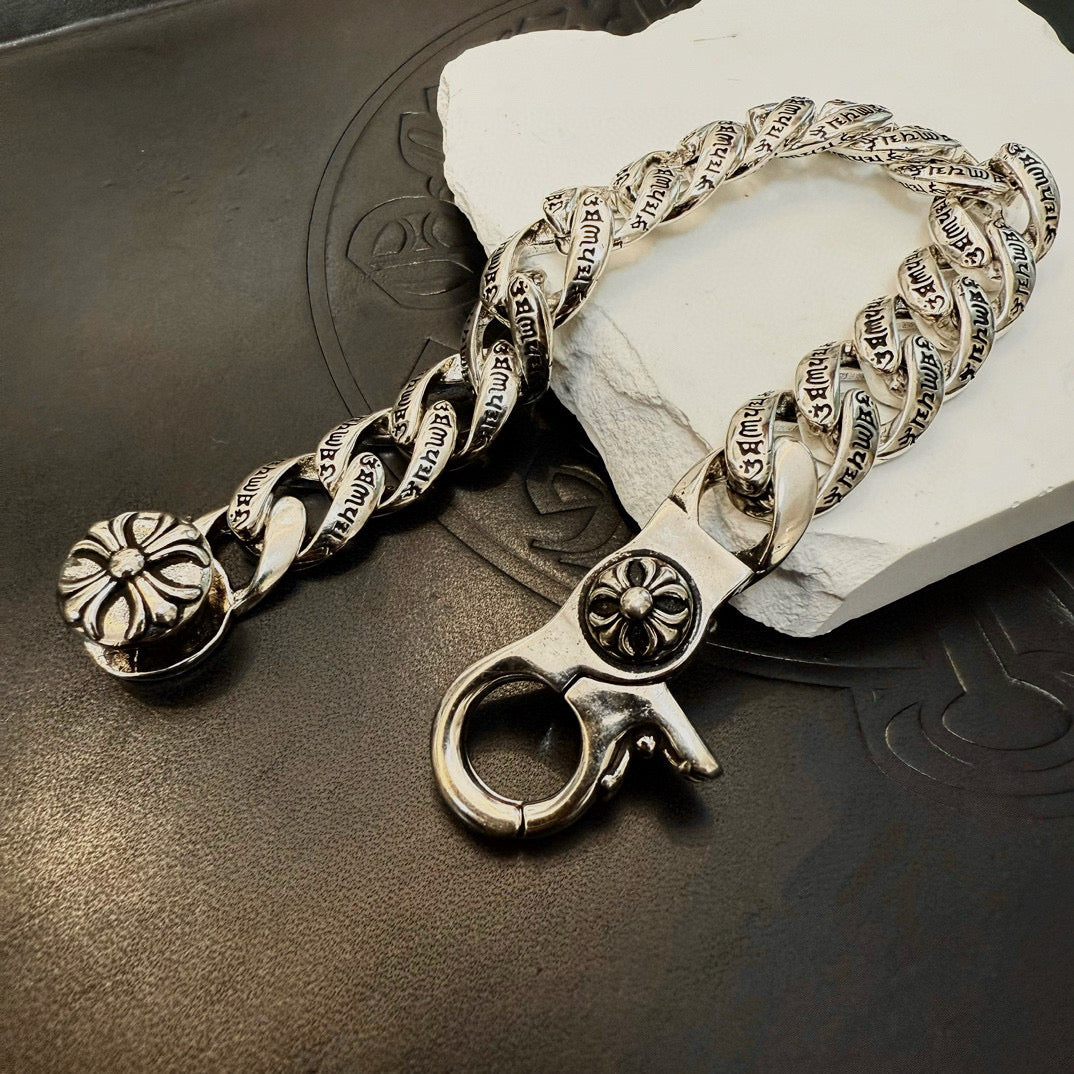 antique cross Bracelet for men - alternate angle view 7