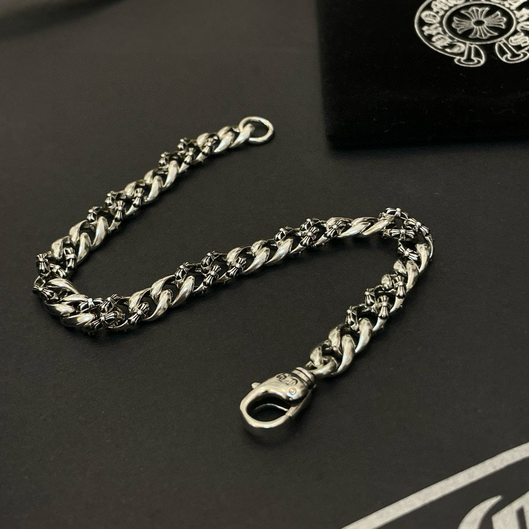 antique cross Bracelet for men - alternate angle view 7