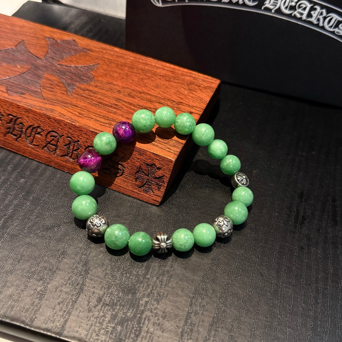 antique cross Bracelet for women - alternate angle view 8