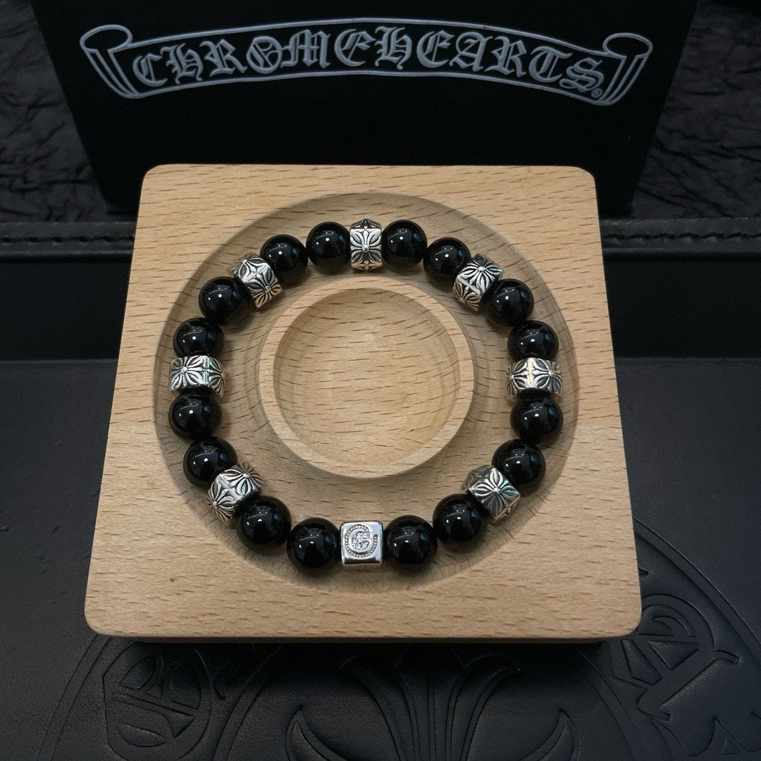 antique agate cross Bracelet for women - alternate angle view 6
