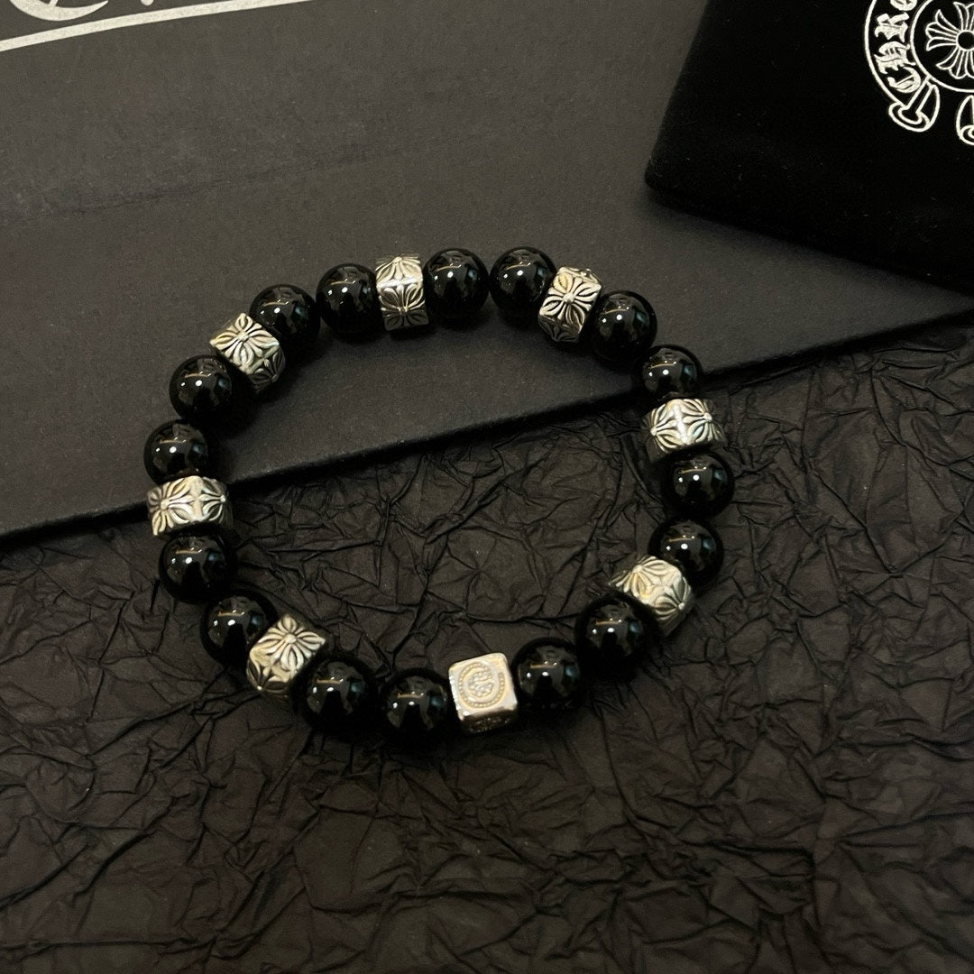 antique agate cross Bracelet for women - alternate angle view 5