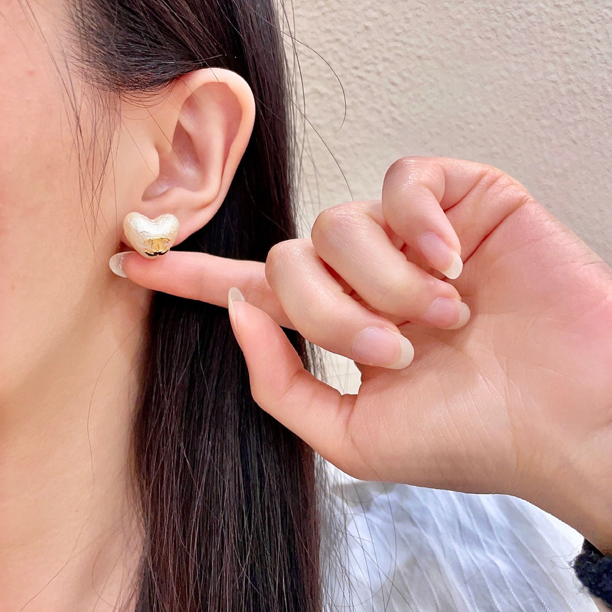 elegant Stud Earrings for women - alternate angle view 2