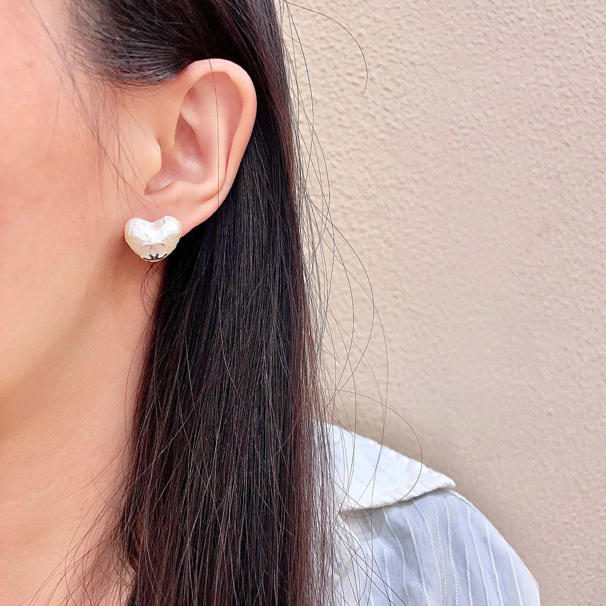 elegant Stud Earrings for women - alternate angle view 3