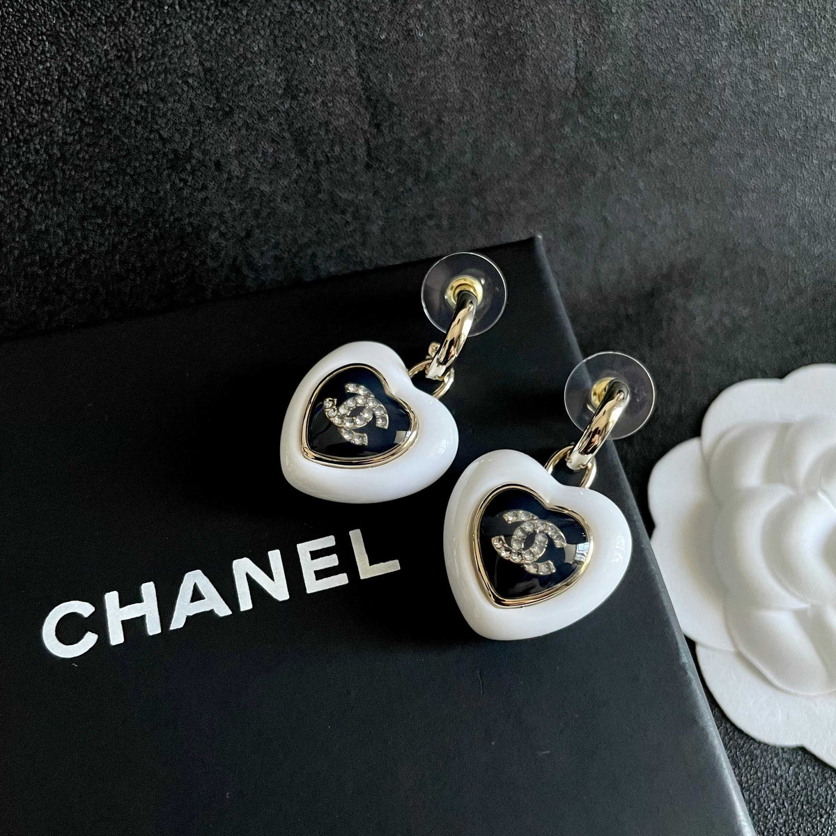 letter Stud Earrings for women - alternate angle view 9