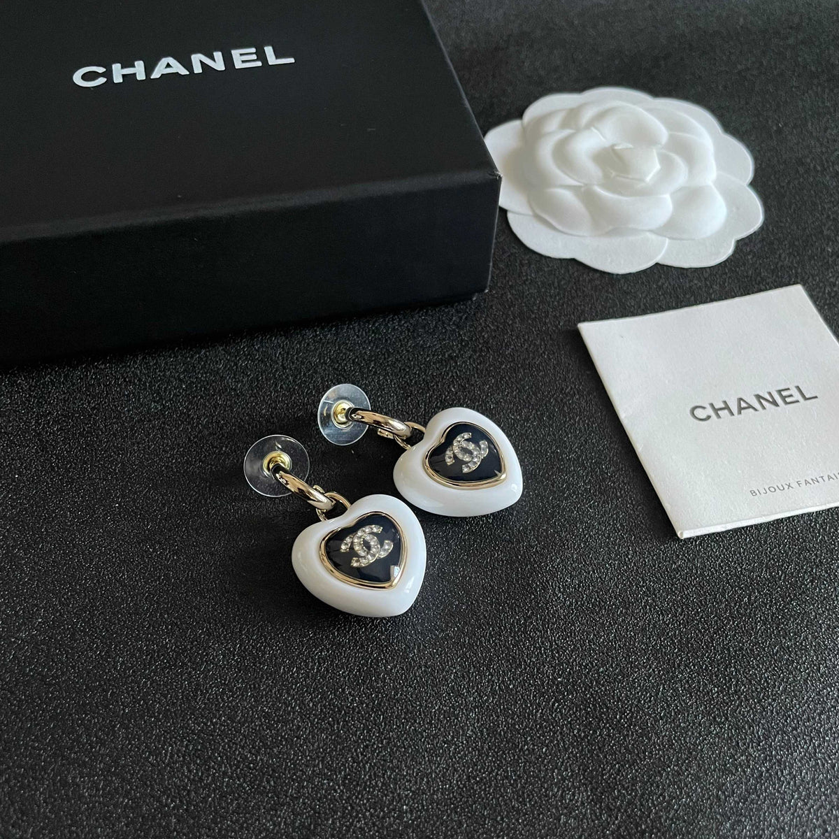 letter Stud Earrings for women - alternate angle view 6