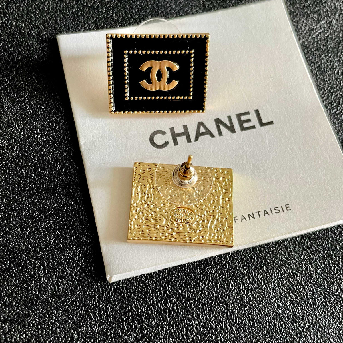 double c Stud Earrings for women - alternate angle view 7