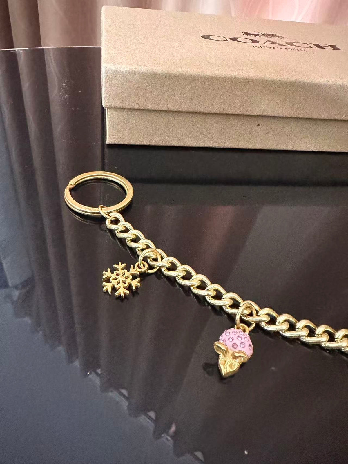 gold heart fashion accessory for women - alternate angle view 6
