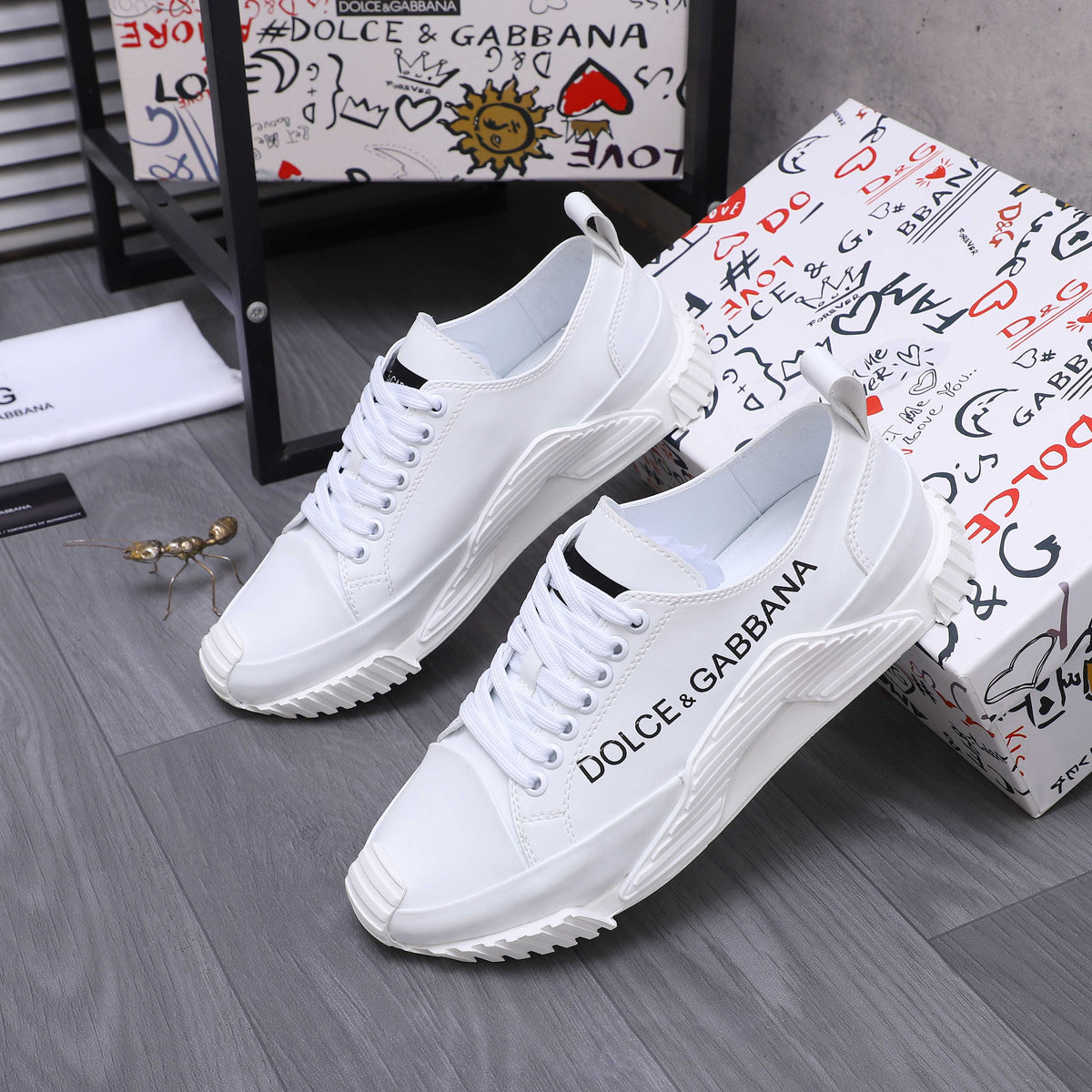 Dolce & Gabbana DG Men's Lace-Up Casual Shoes
