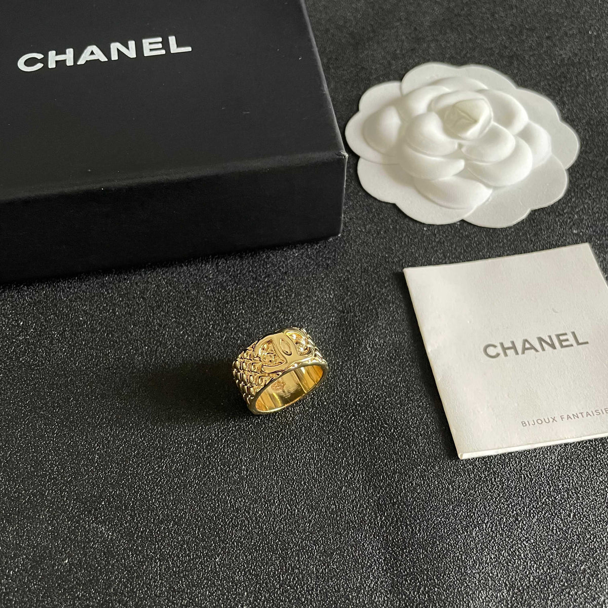 white letter Ring for women - alternate angle view 6