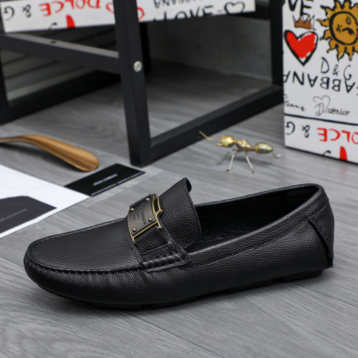 Dolce & Gabbana DG Men's Slip-On Casual Shoes