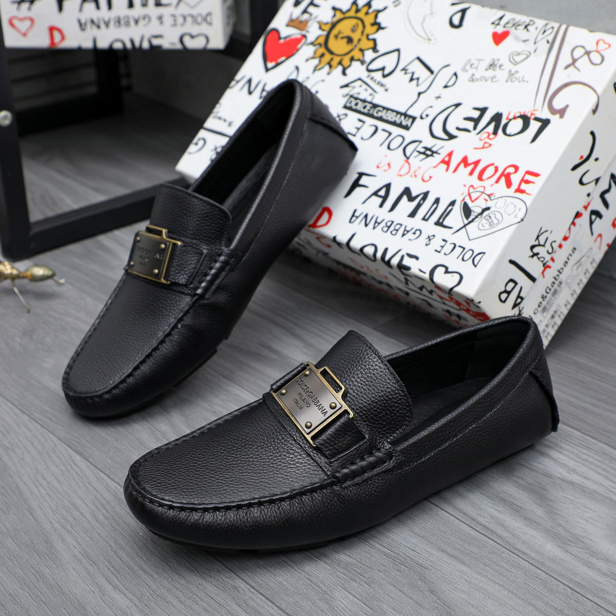 Dolce & Gabbana DG Men's Slip-On Casual Shoes