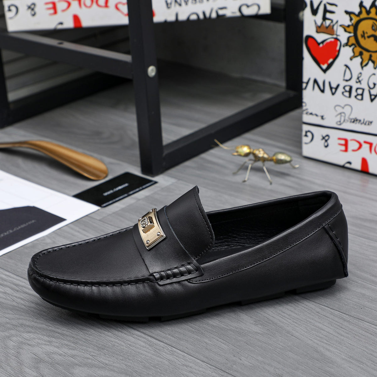 Dolce & Gabbana DG Men's Slip-On Casual Shoes