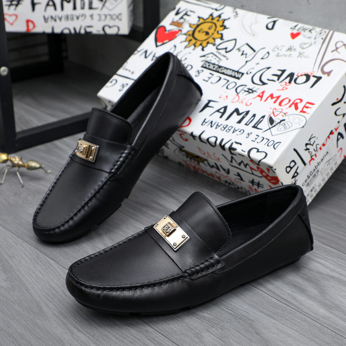 Dolce & Gabbana DG Men's Slip-On Casual Shoes