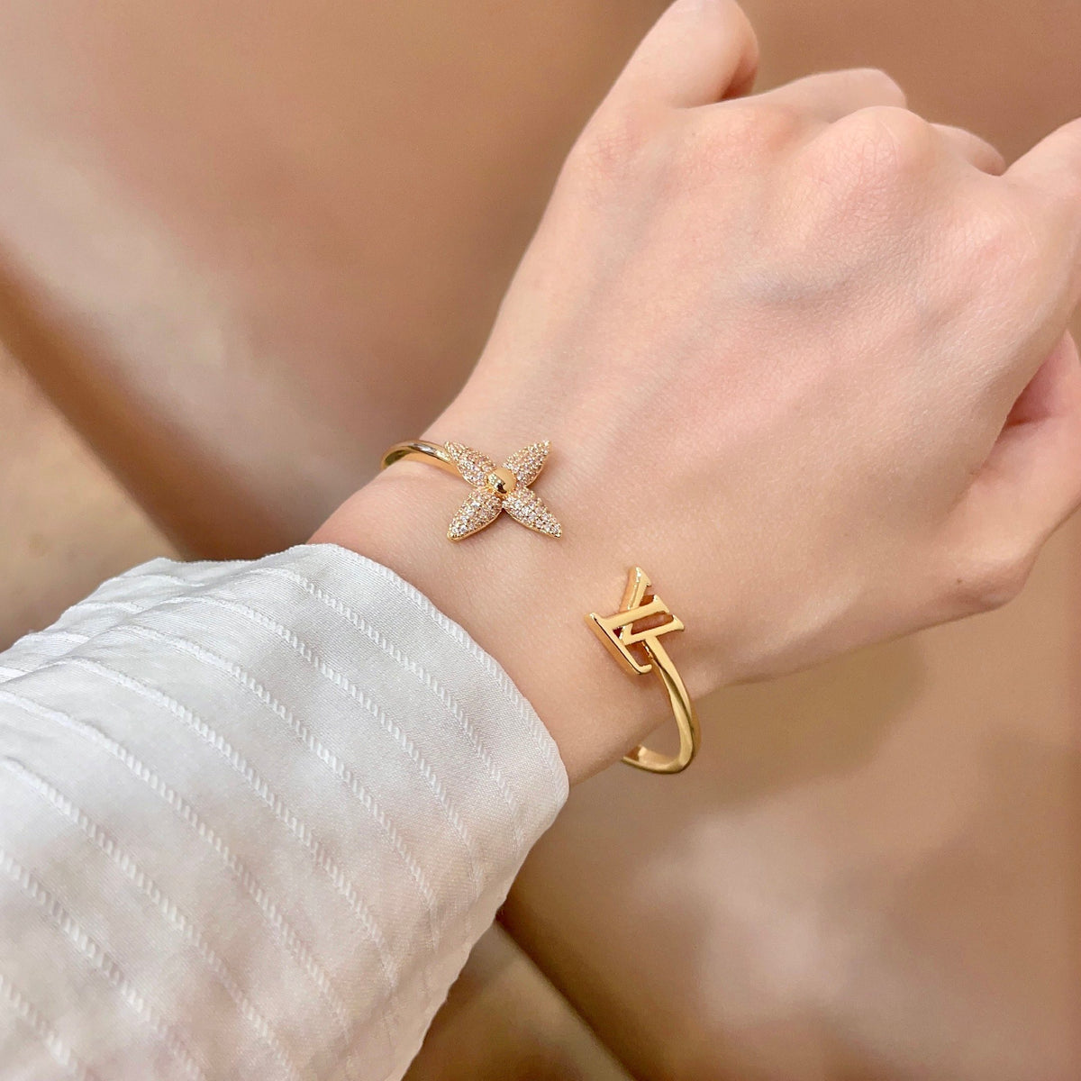 vintage Bangle for men - alternate angle view 2