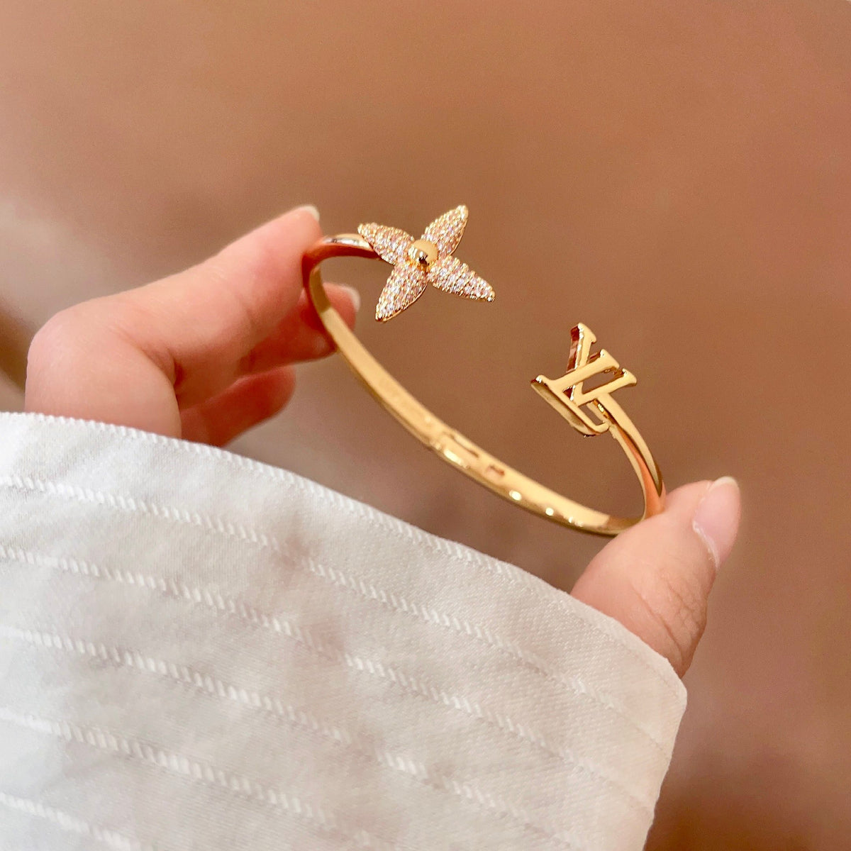 vintage Bangle for men - alternate angle view 4
