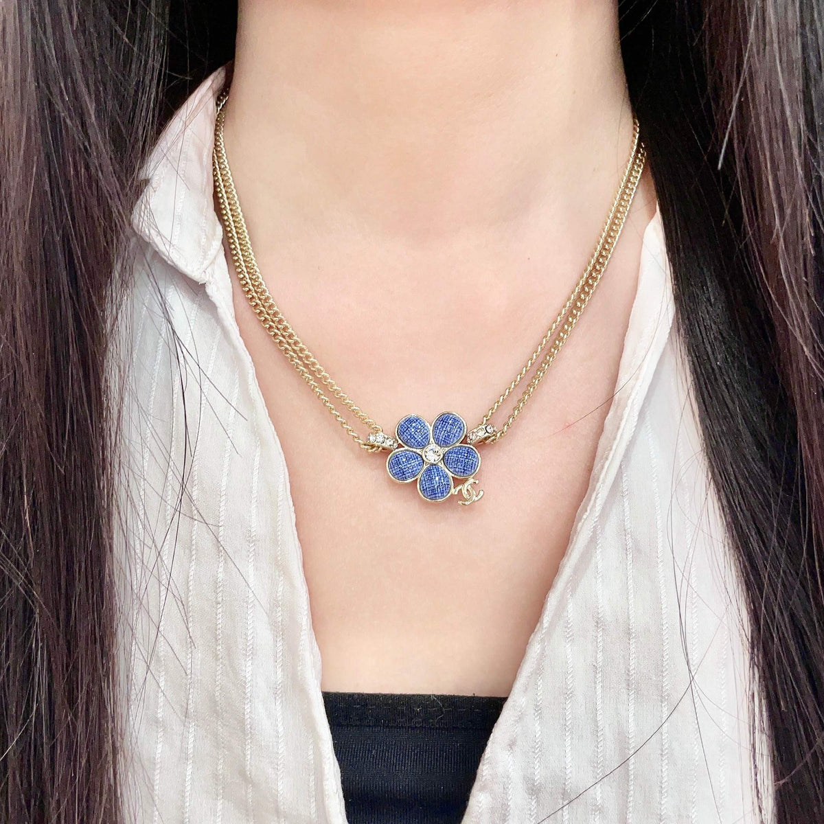 letter Necklace for women - alternate angle view 3