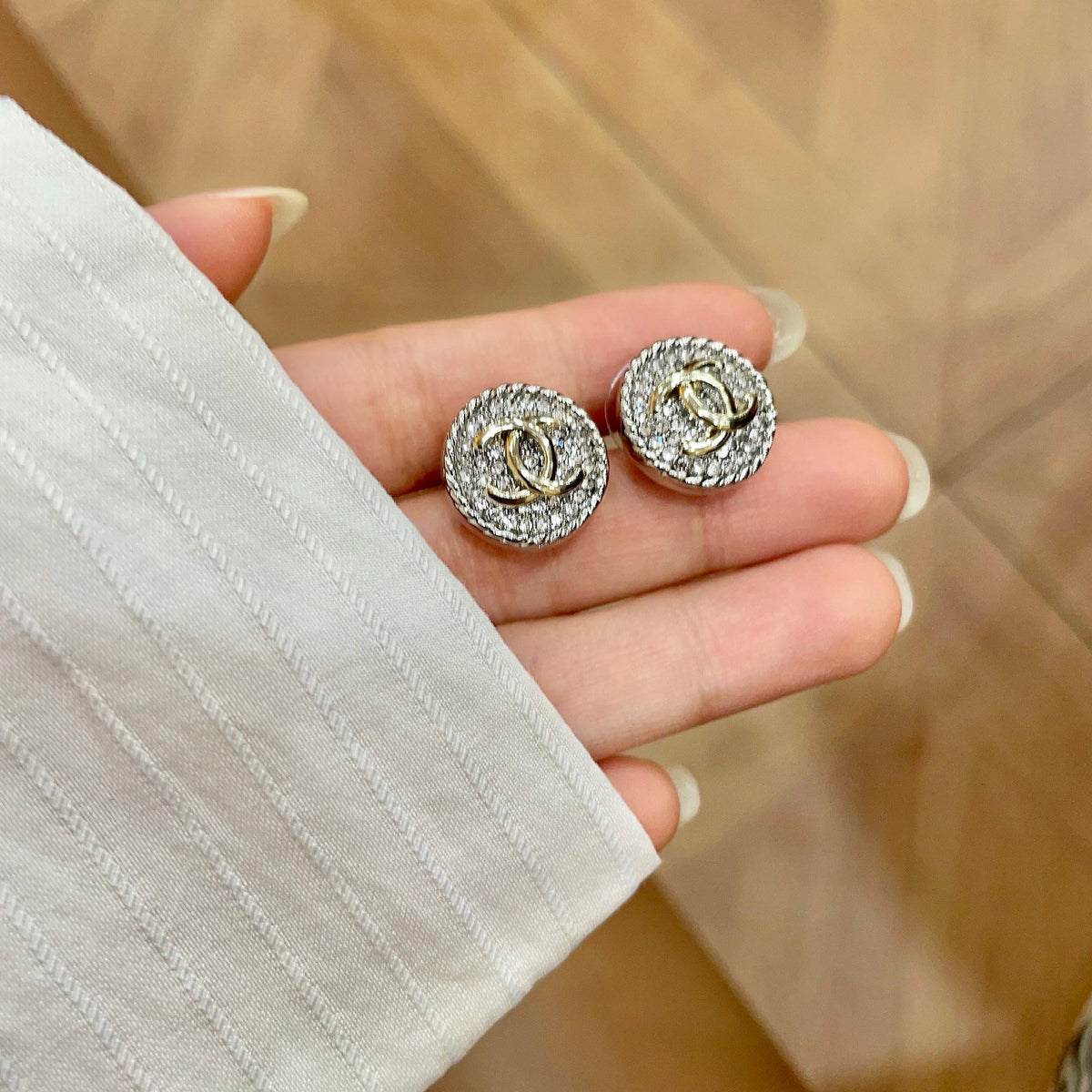 elegant Stud Earrings for women - alternate angle view 4