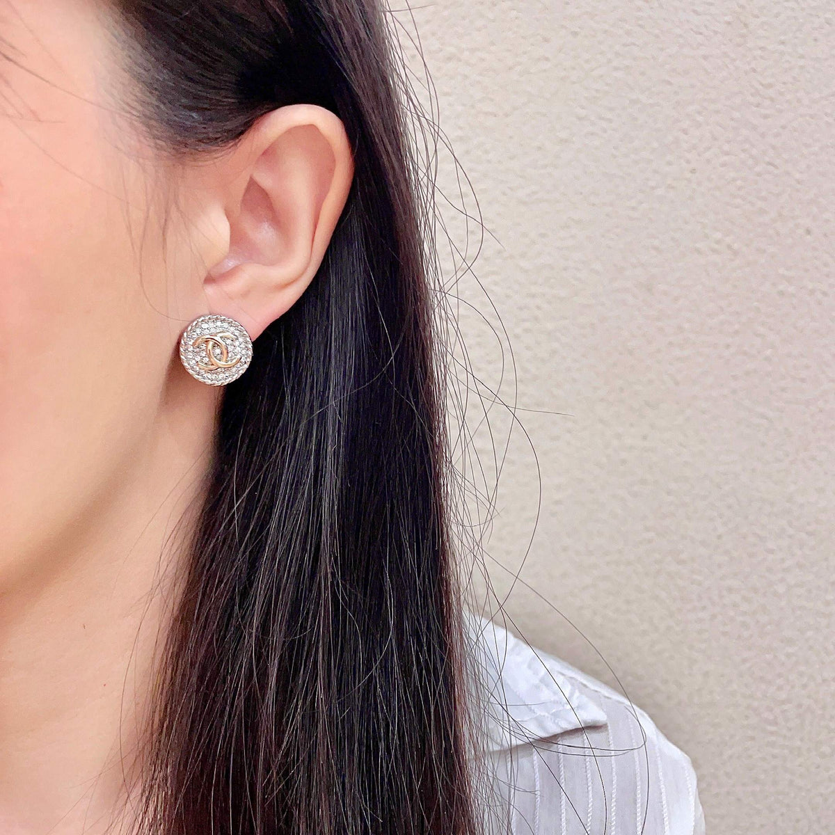 elegant Stud Earrings for women - alternate angle view 3