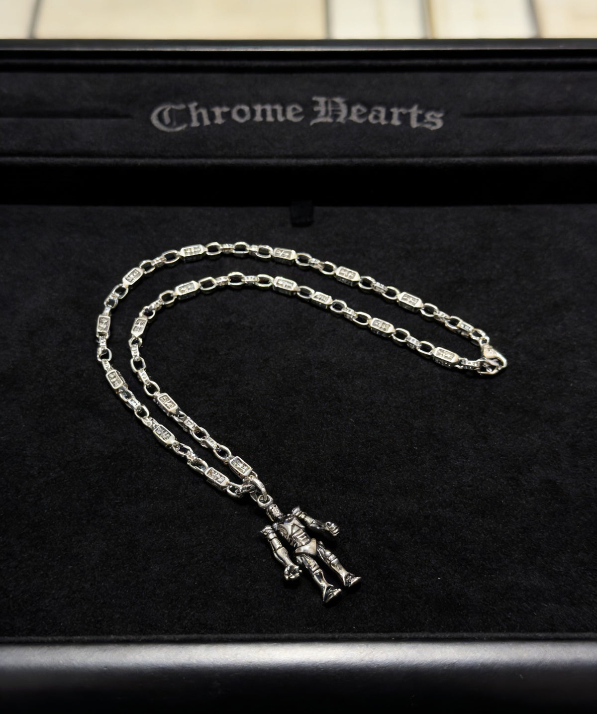 antique letter Pendant for women - alternate angle view 5
