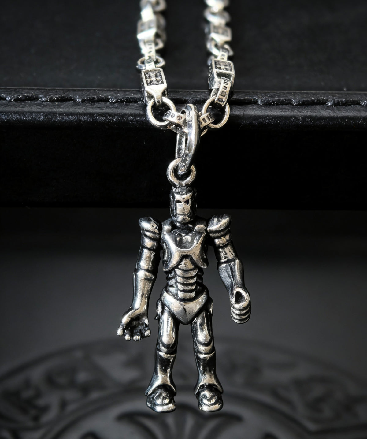 antique letter Pendant for women - product detail view