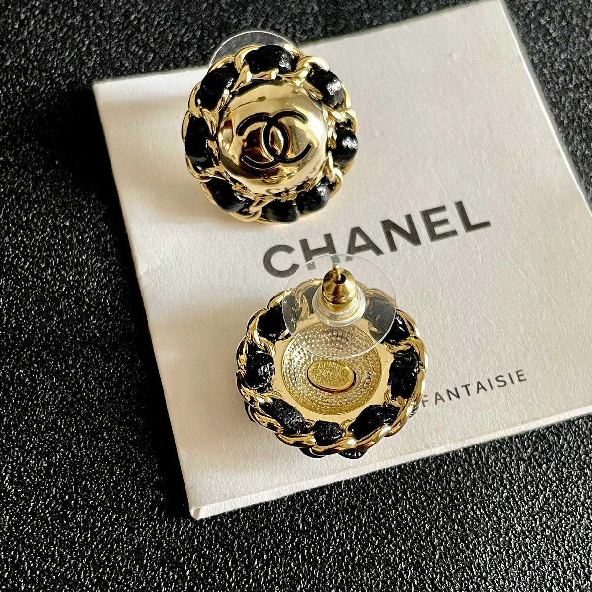 double c Stud Earrings for women - alternate angle view 7