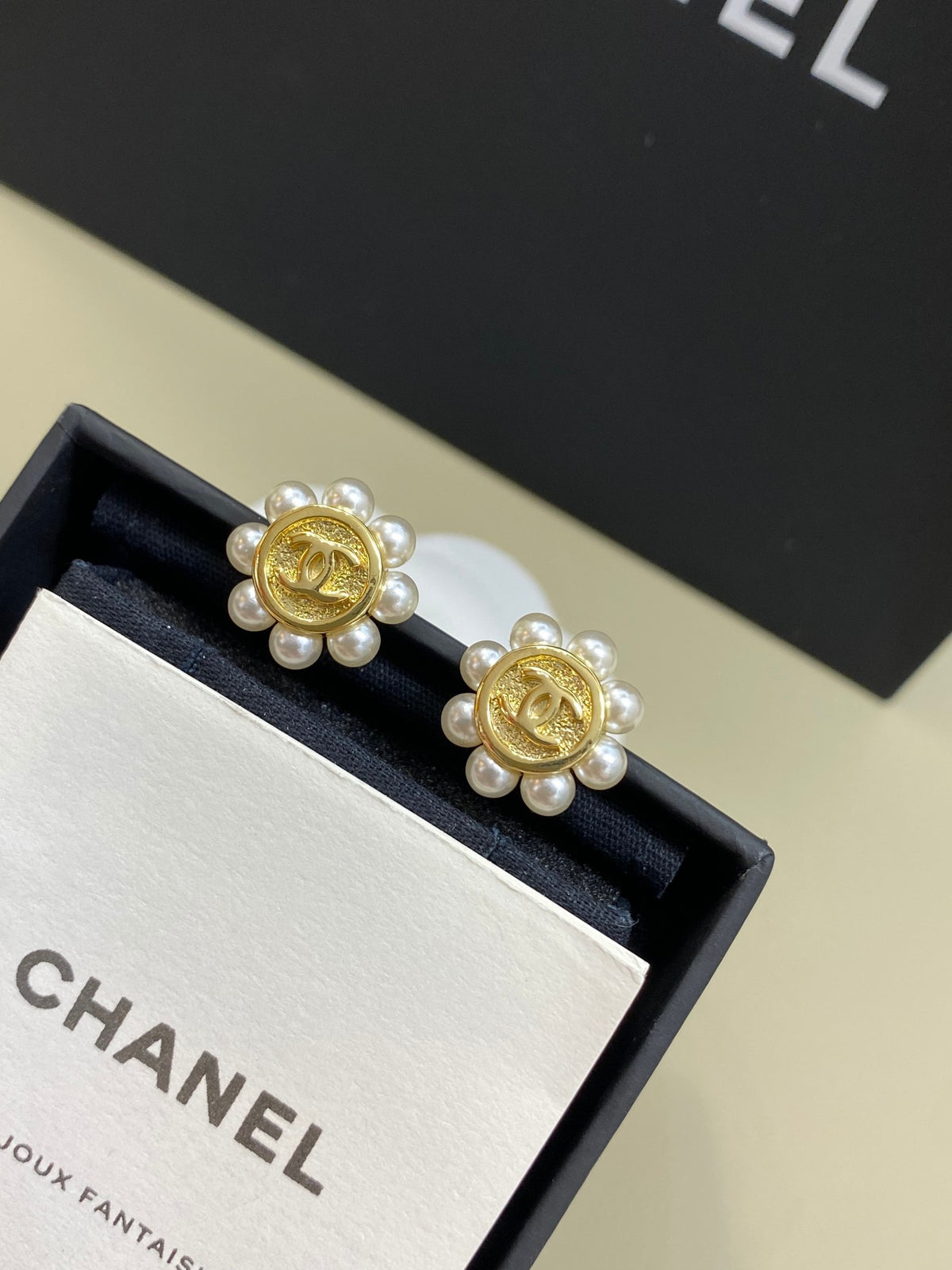 floral Stud Earrings for women - product detail view