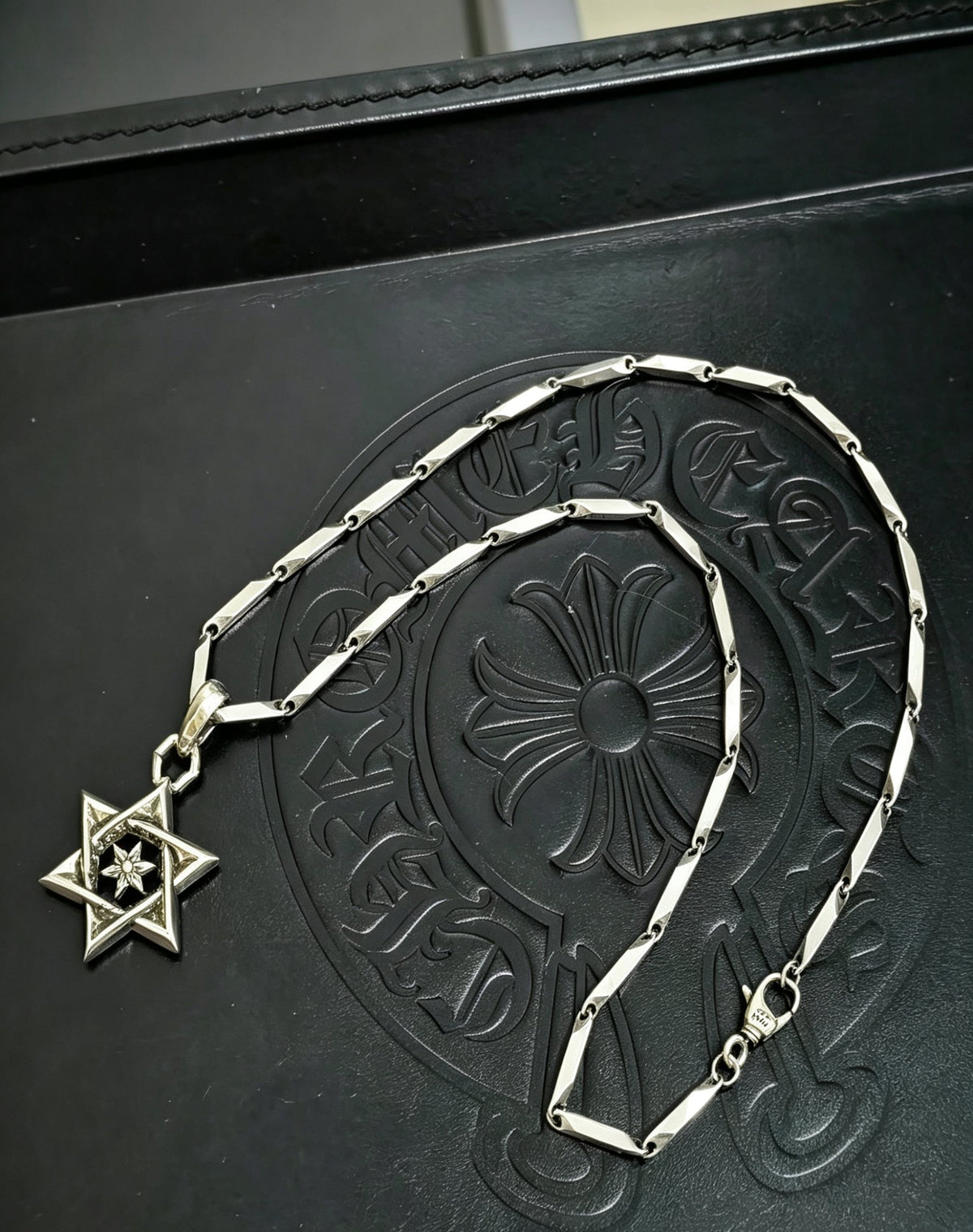 antique hollow Pendant for women - alternate angle view 2