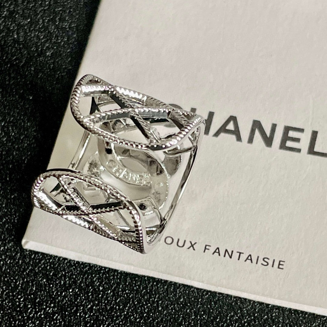 white letter Ring for women - alternate angle view 7