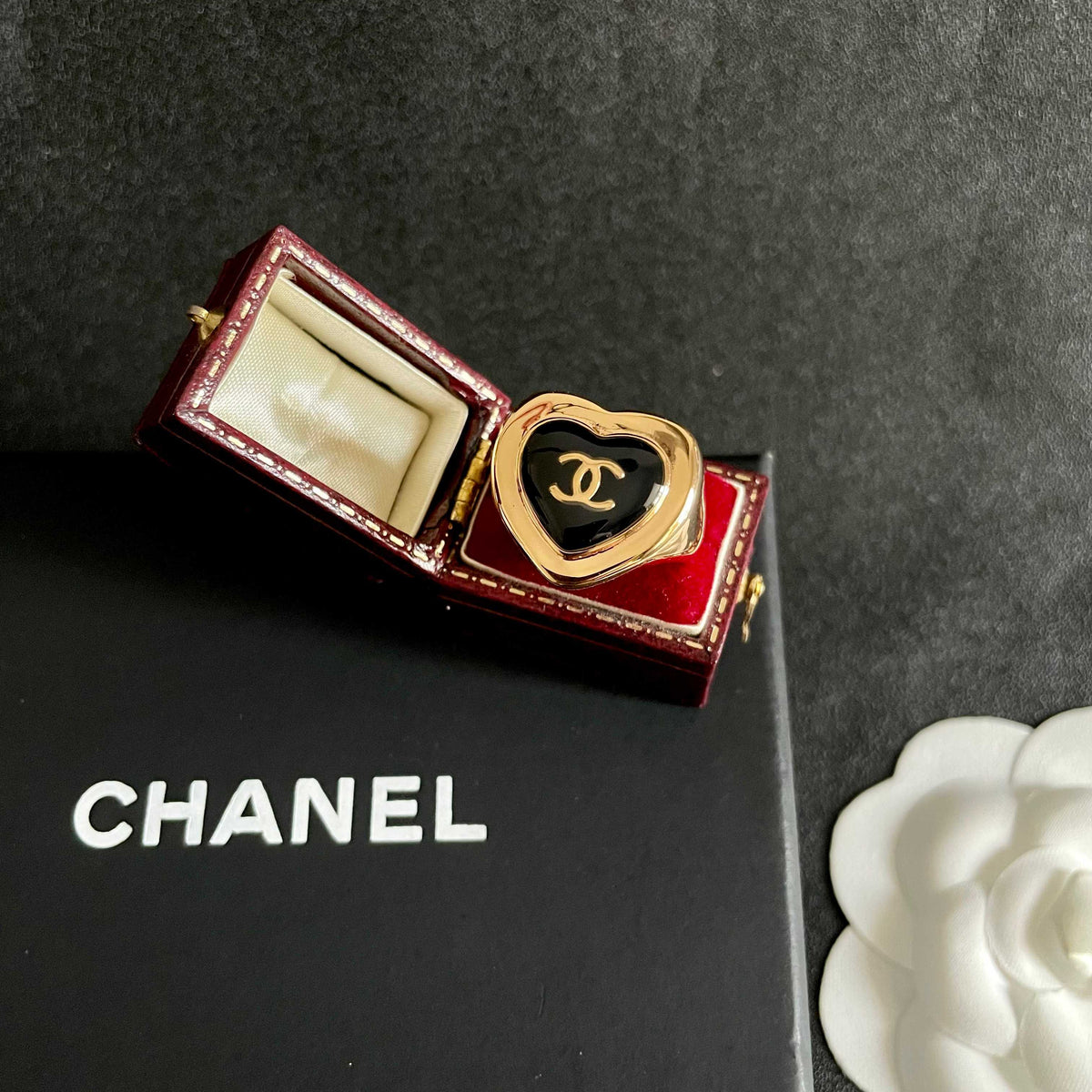 white letter Ring for women - alternate angle view 9