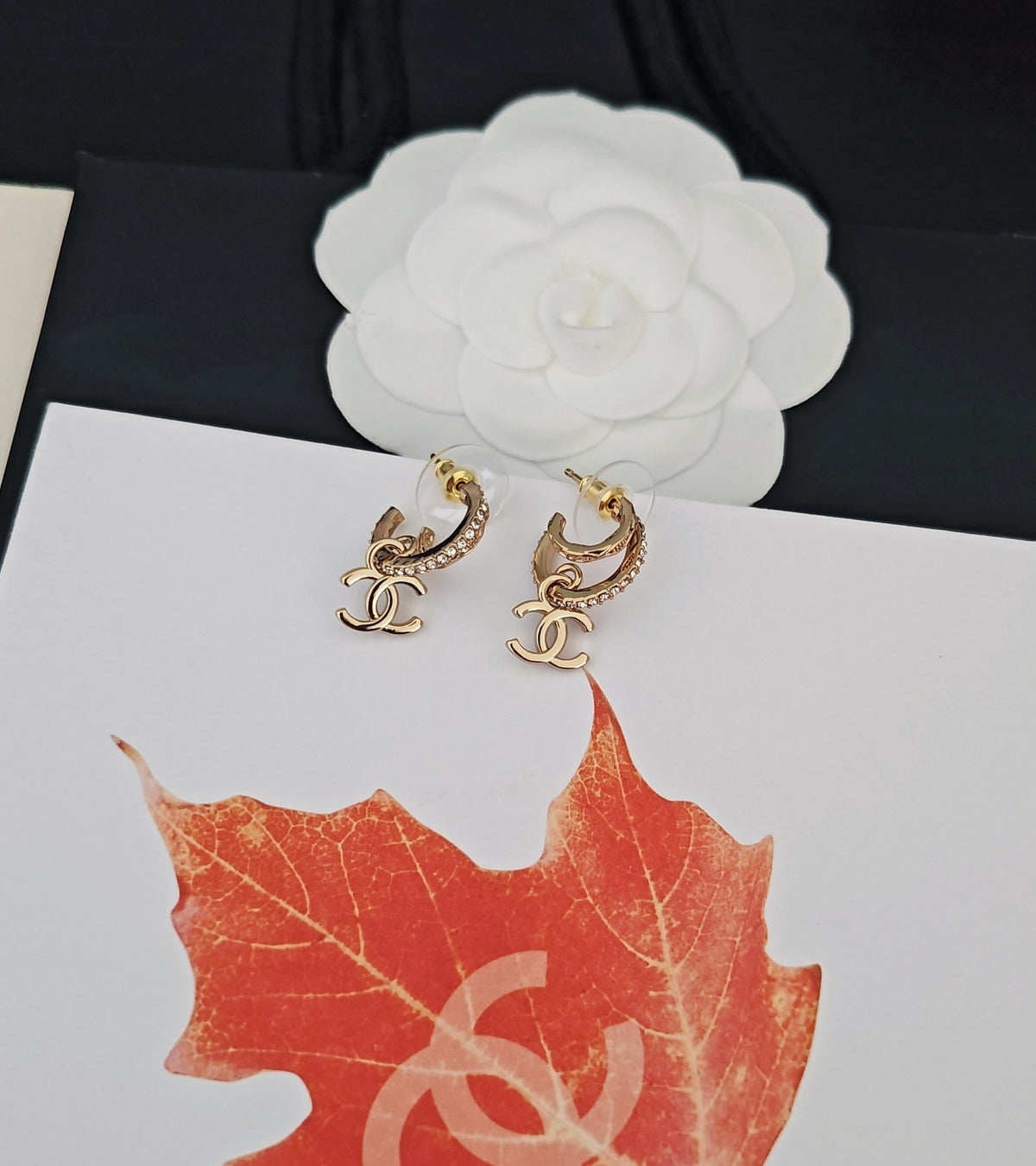 yellow brass fashion accessory for women - alternate angle view 5