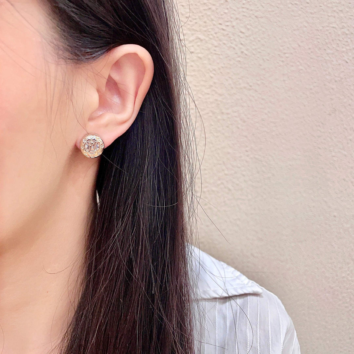 yellow 925 sterling silver elegant Drop Earrings for women - alternate angle view 3