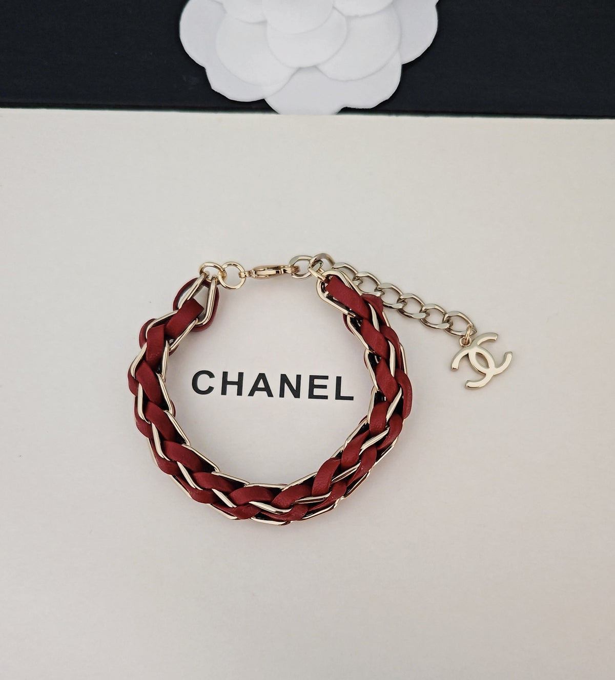 red brass Bracelet for women - alternate angle view 4