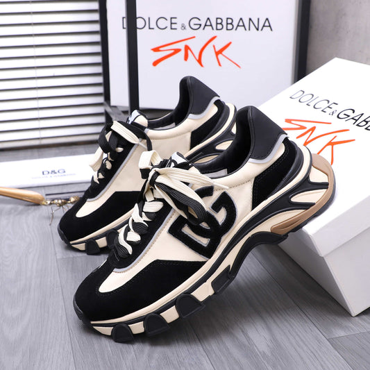 Dolce & Gabbana DG Couple's Suede Casual Sneakers