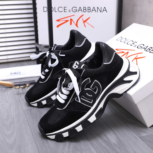 Dolce & Gabbana DG Couple's Suede Casual Sneakers