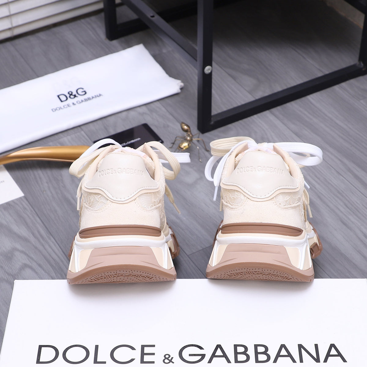 Dolce & Gabbana DG Couple's Suede Casual Sneakers