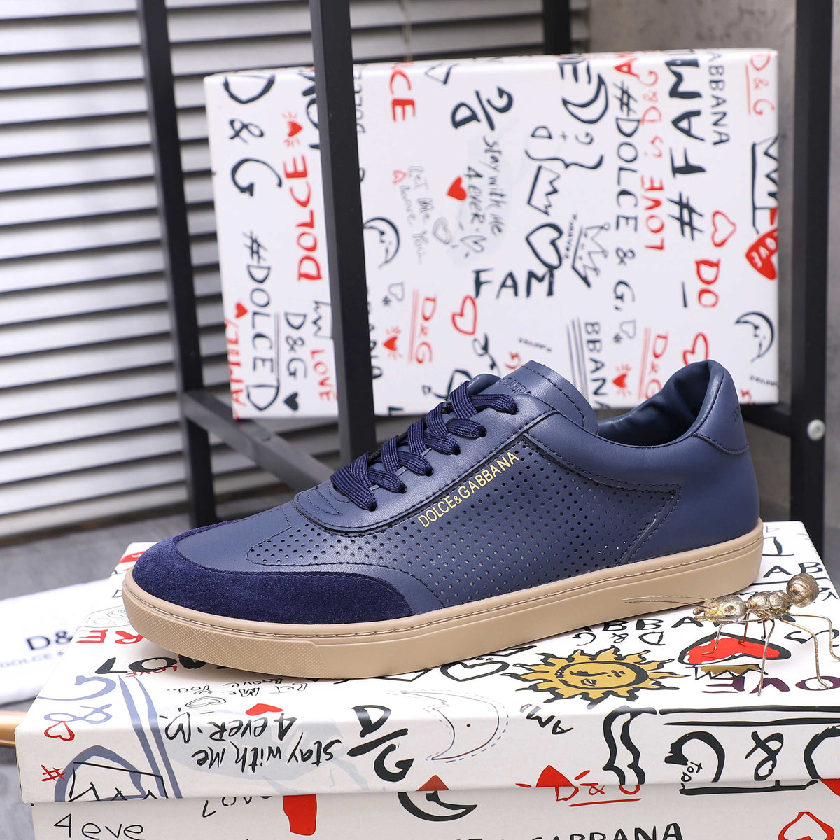 Dolce & Gabbana DG Men's Lace-Up Casual Shoes