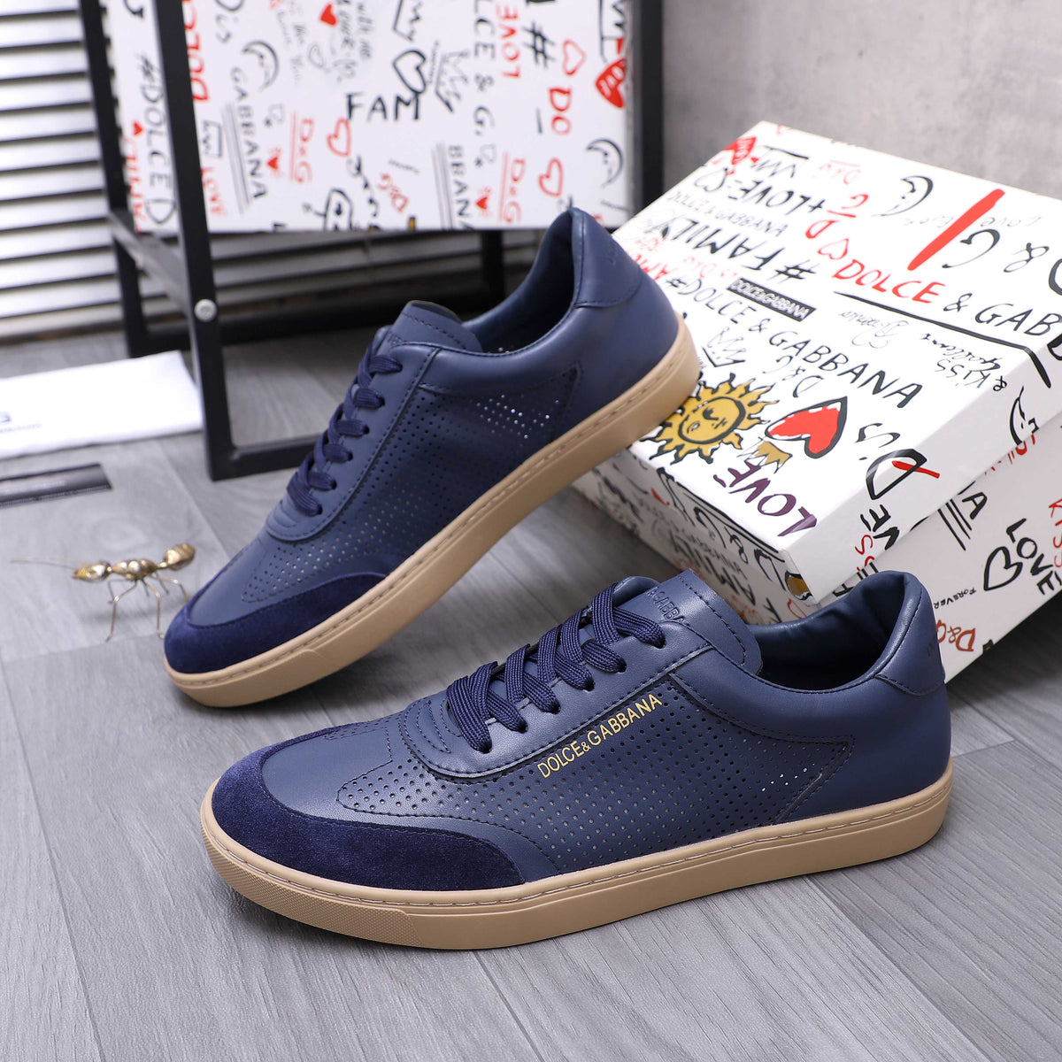 Dolce & Gabbana DG Men's Lace-Up Casual Shoes