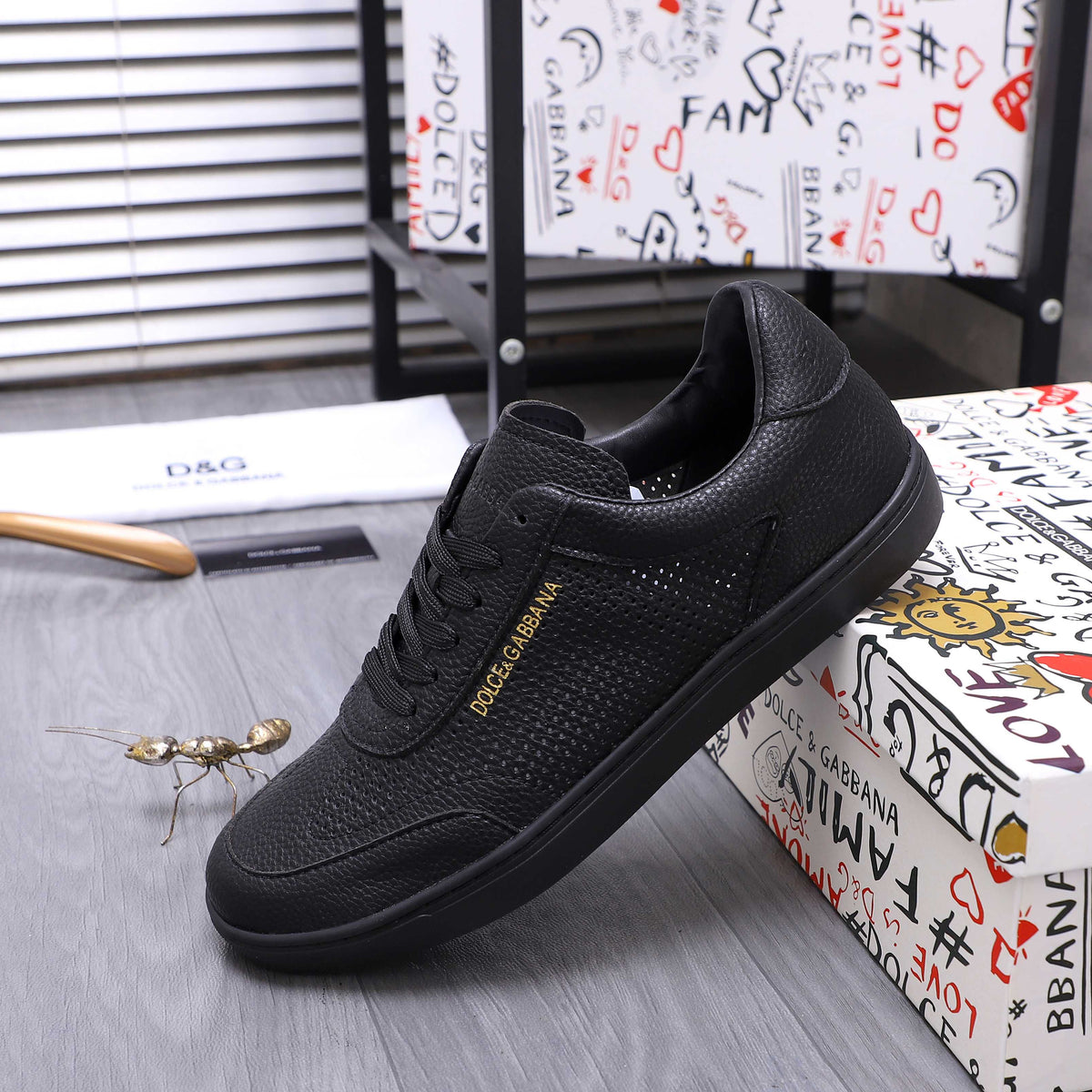 Dolce & Gabbana DG Men's Lace-Up Casual Shoes