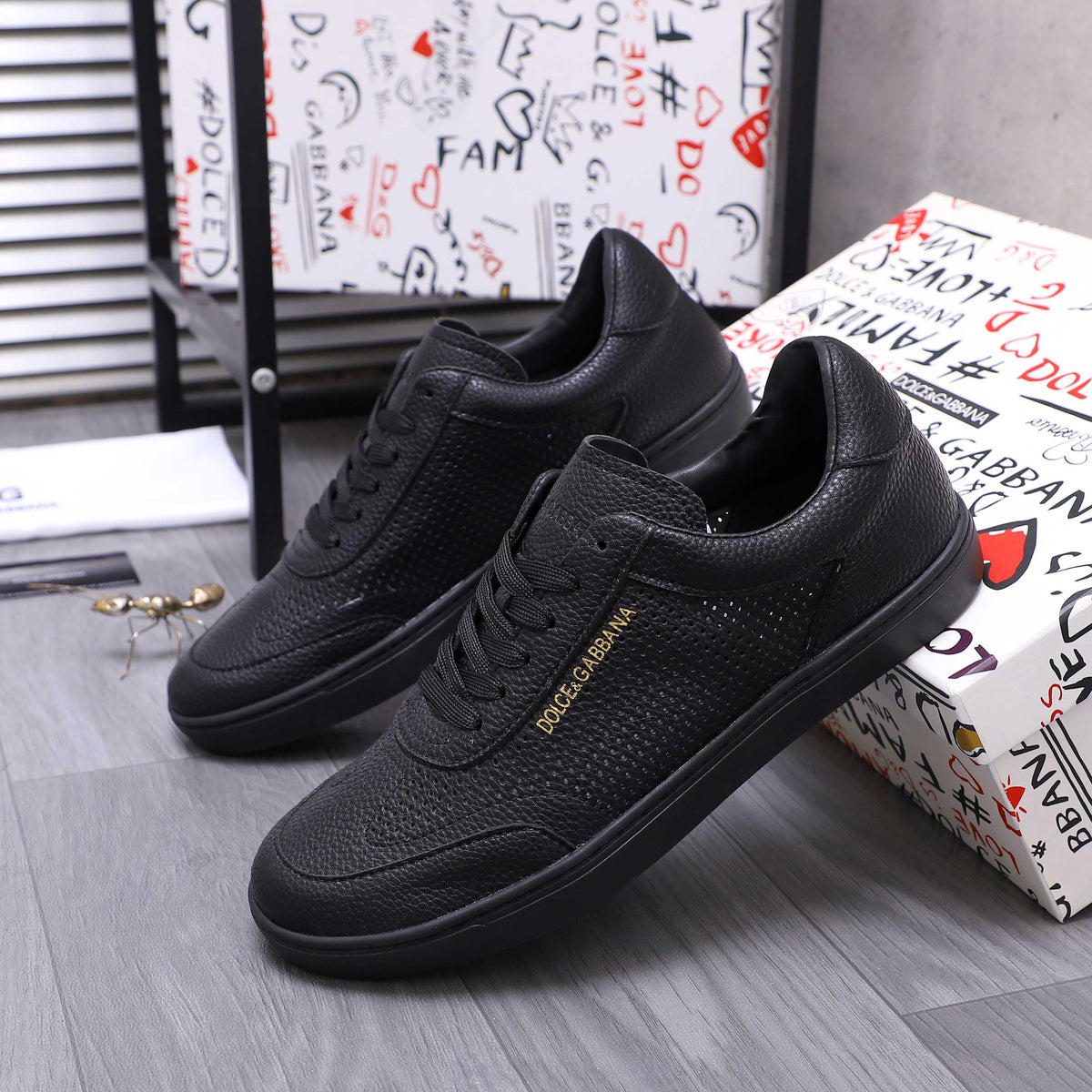 Dolce & Gabbana DG Men's Lace-Up Casual Shoes