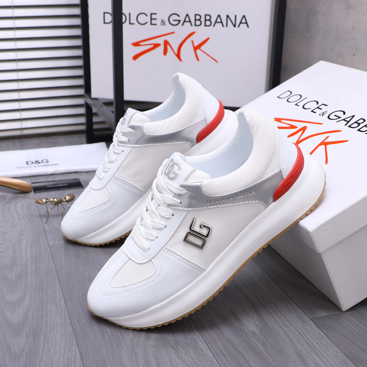 Dolce & Gabbana DG Men's Lace-Up Casual Shoes