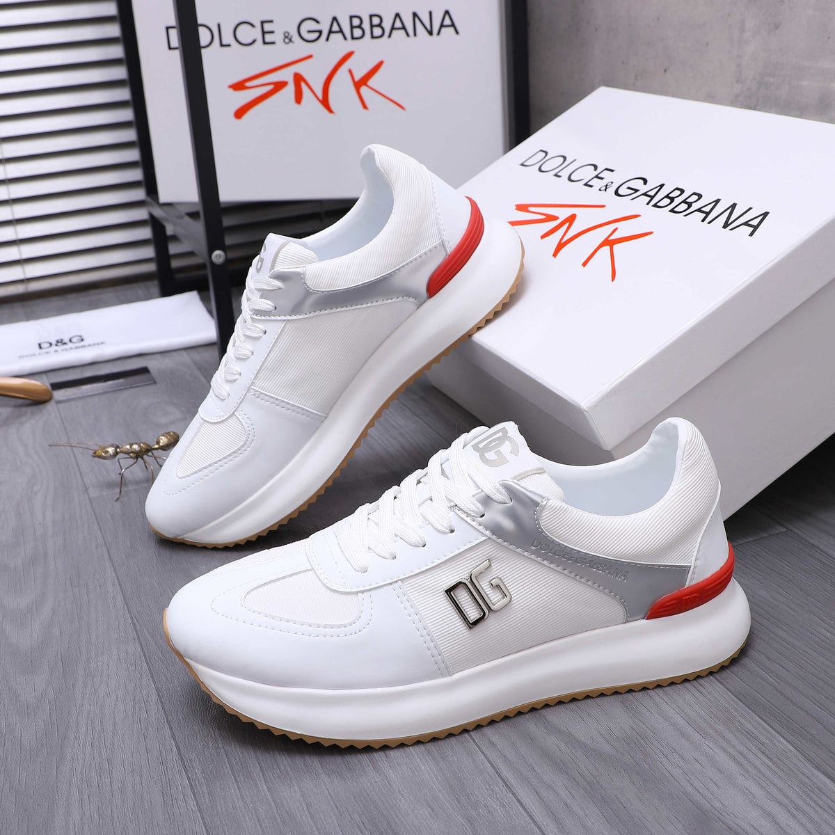 Dolce & Gabbana DG Men's Lace-Up Casual Shoes