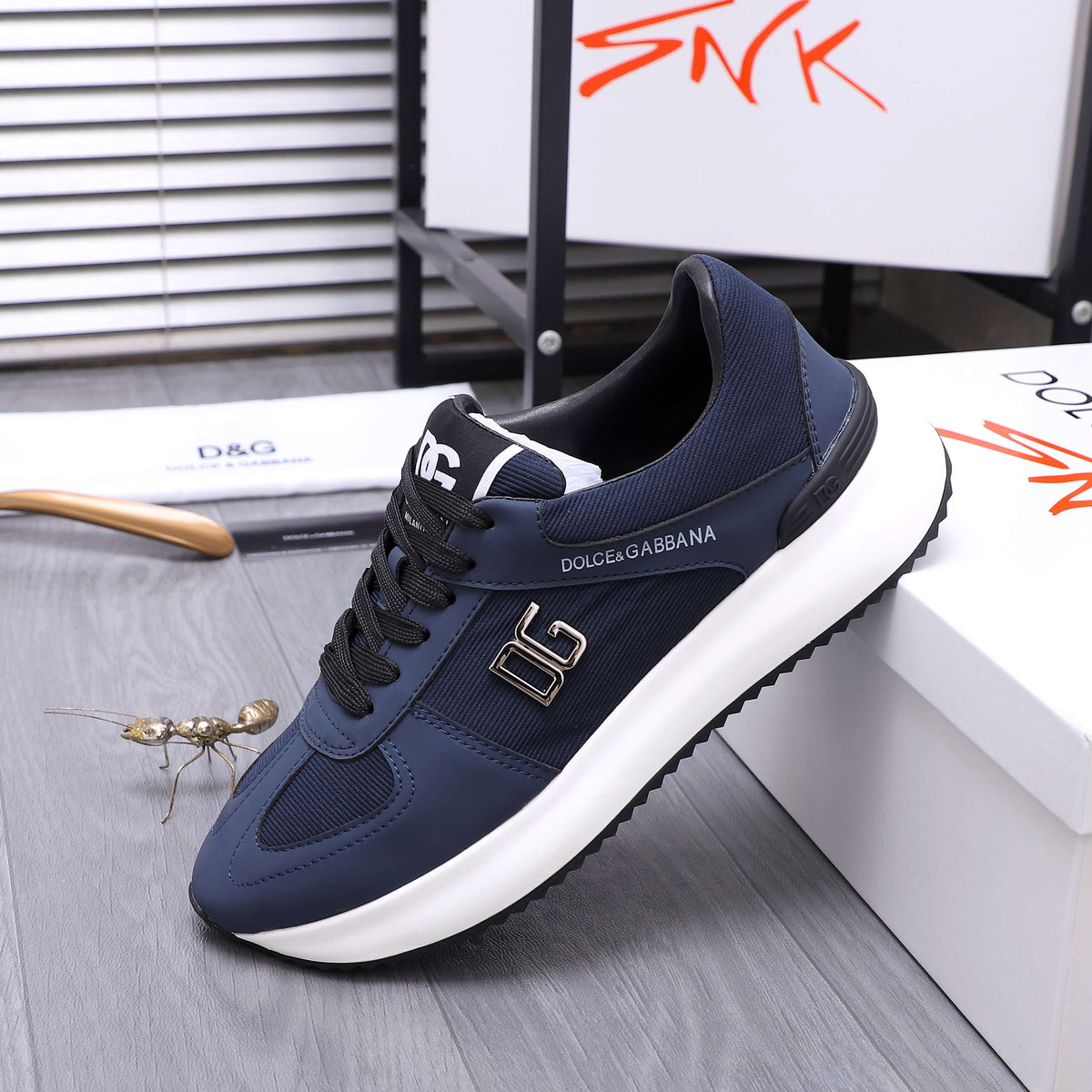 Dolce & Gabbana DG Men's Lace-Up Casual Shoes