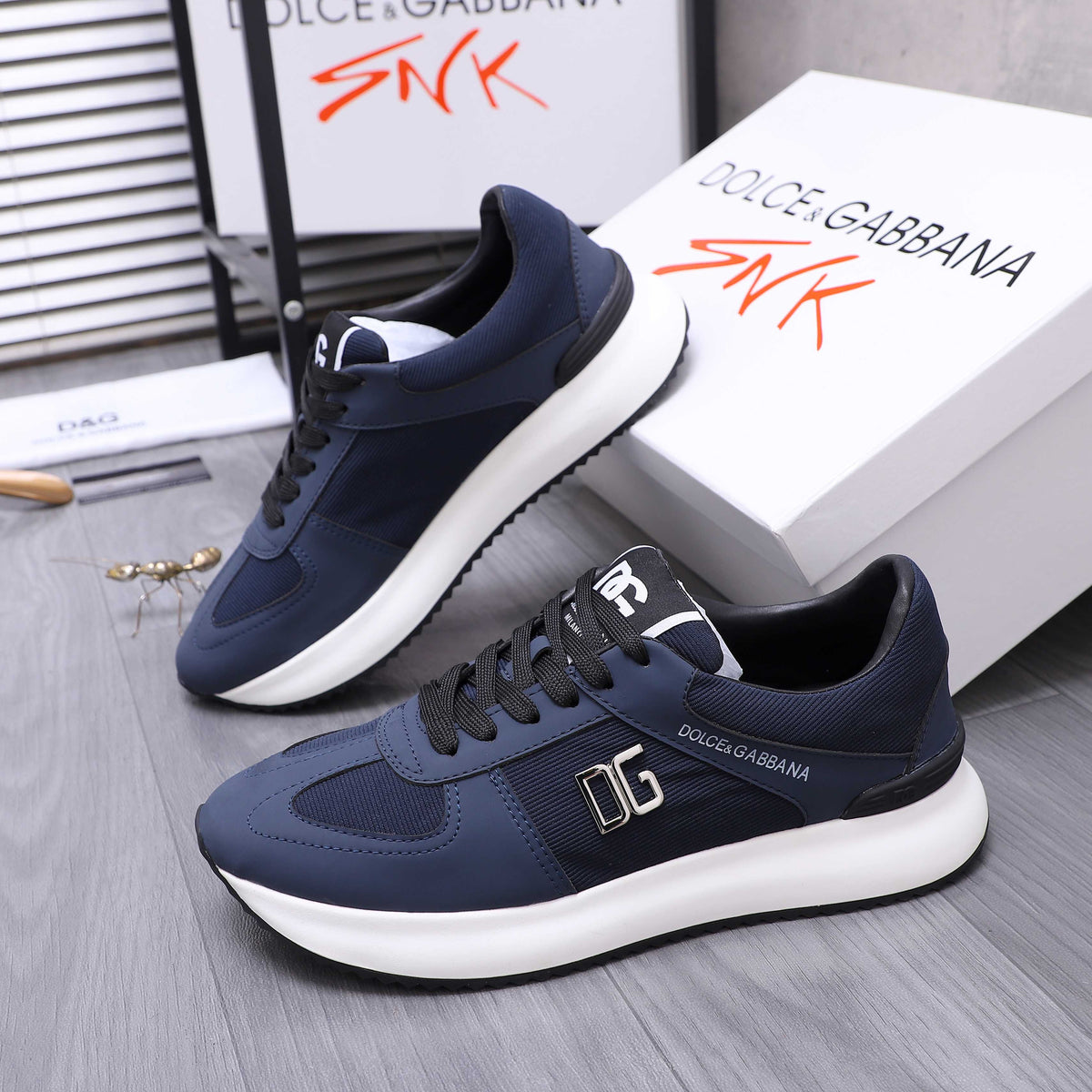 Dolce & Gabbana DG Men's Lace-Up Casual Shoes