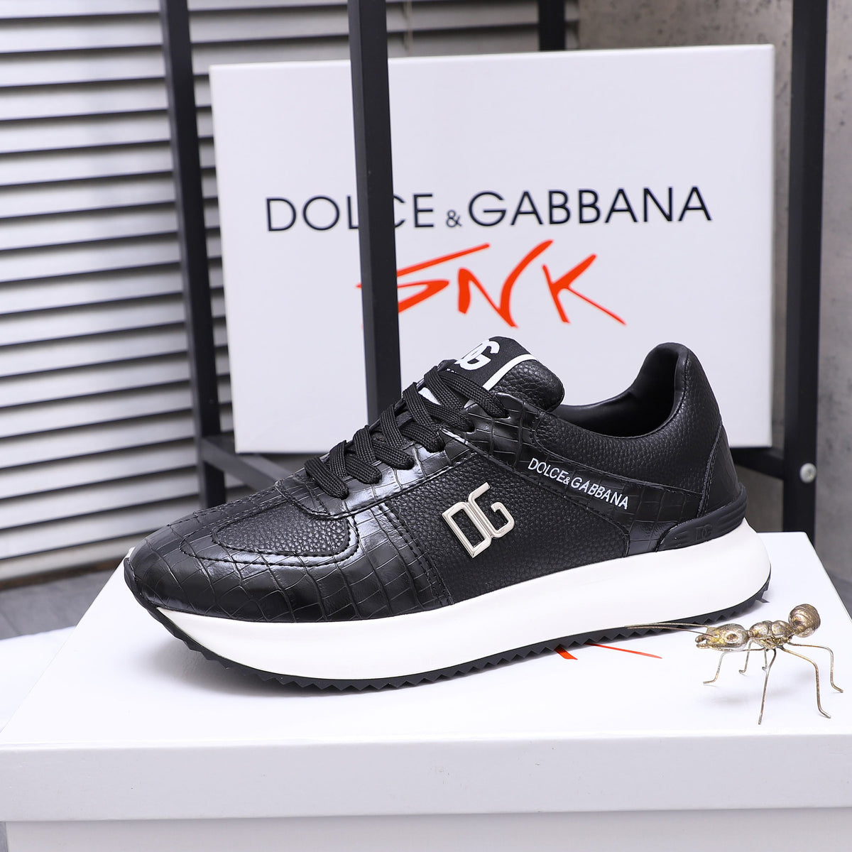 Dolce & Gabbana DG Men's Lace-Up Casual Shoes