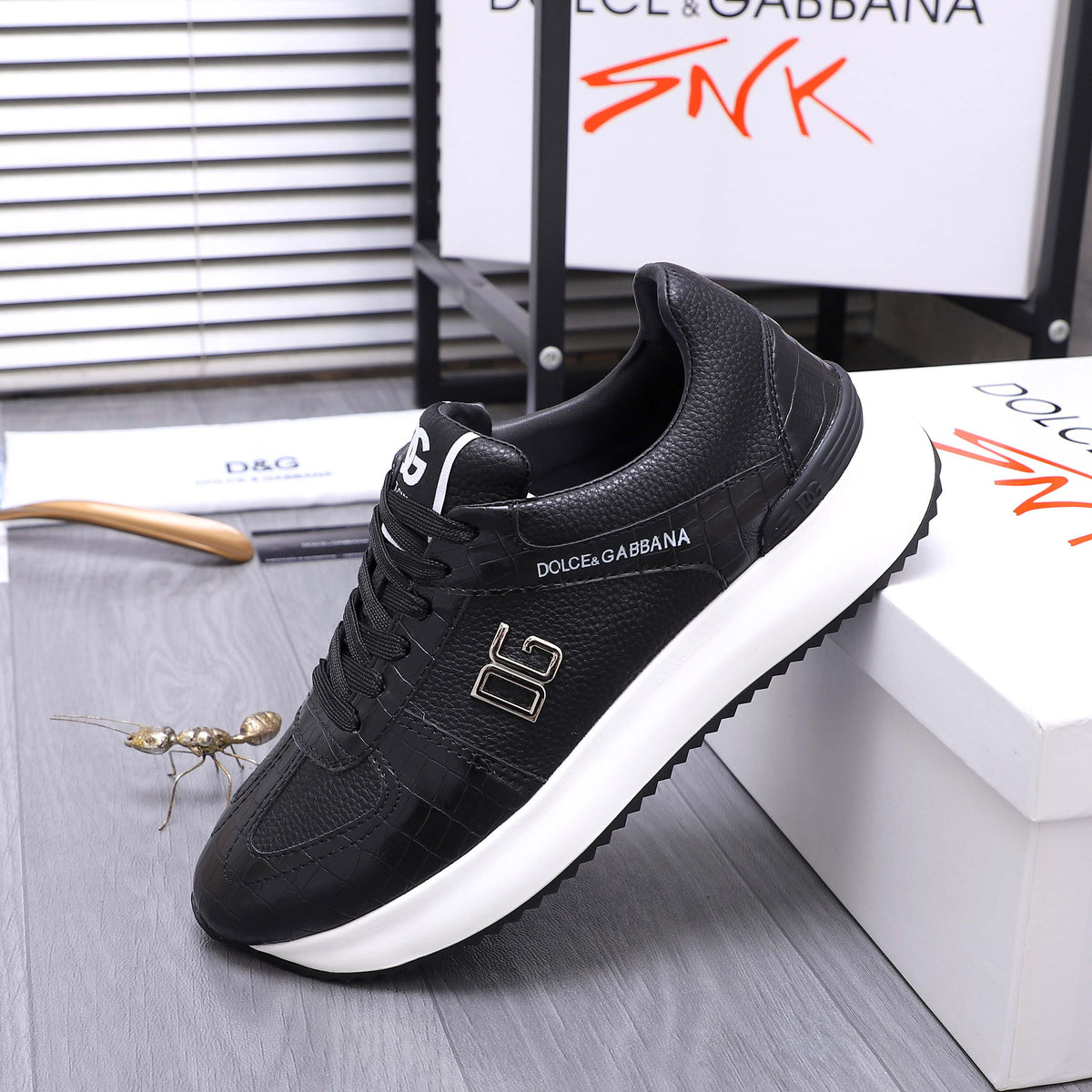 Dolce & Gabbana DG Men's Lace-Up Casual Shoes
