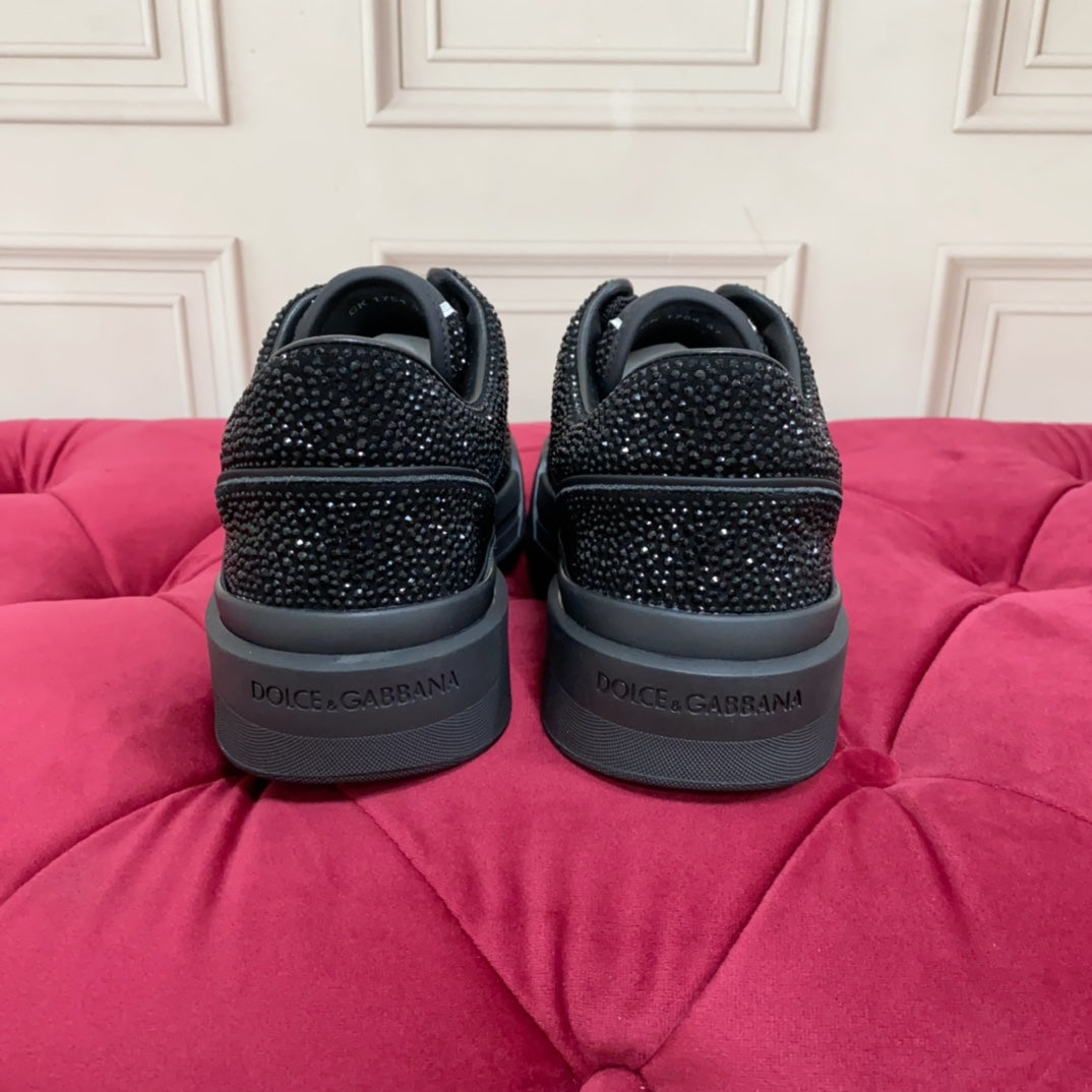 Dolce & Gabbana DG Heavy-Craft Calfskin Sneakers with 5D Accents