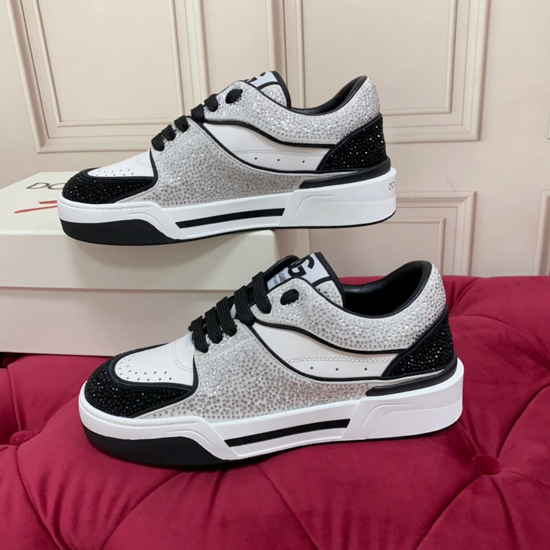Dolce & Gabbana DG Heavy-Craft Calfskin Sneakers with 5D Accents