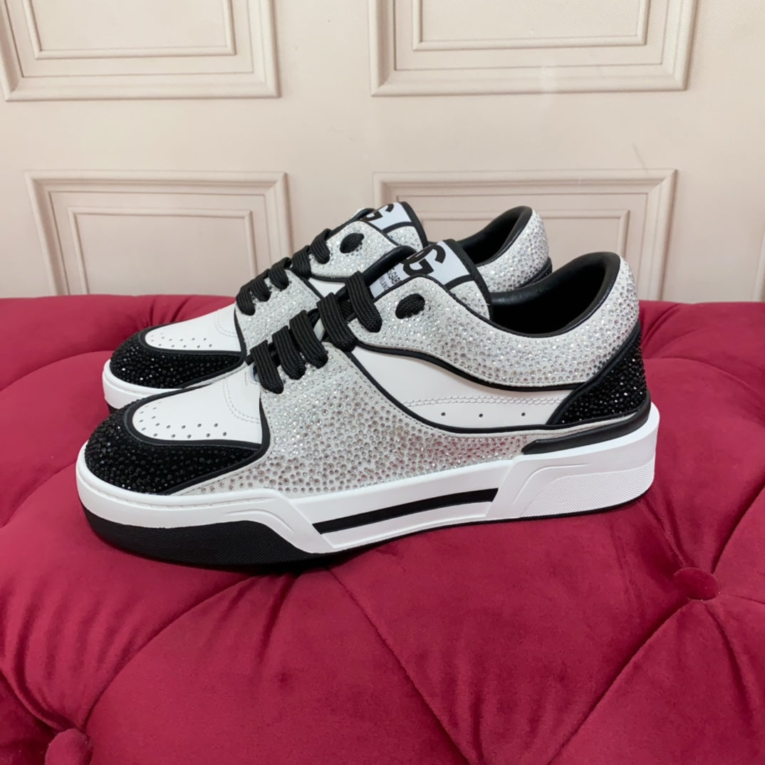Dolce & Gabbana DG Heavy-Craft Calfskin Sneakers with 5D Accents