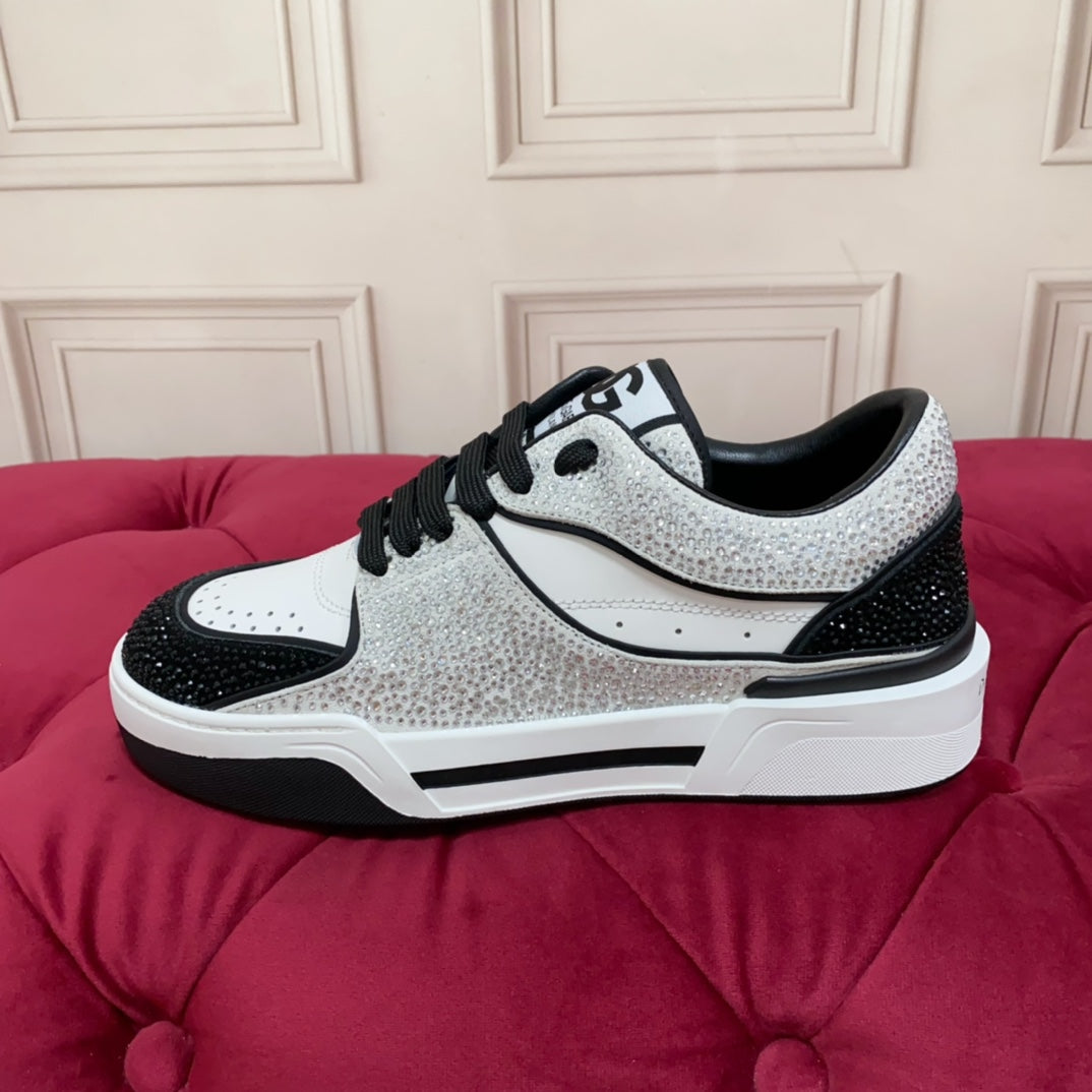 Dolce & Gabbana DG Heavy-Craft Calfskin Sneakers with 5D Accents
