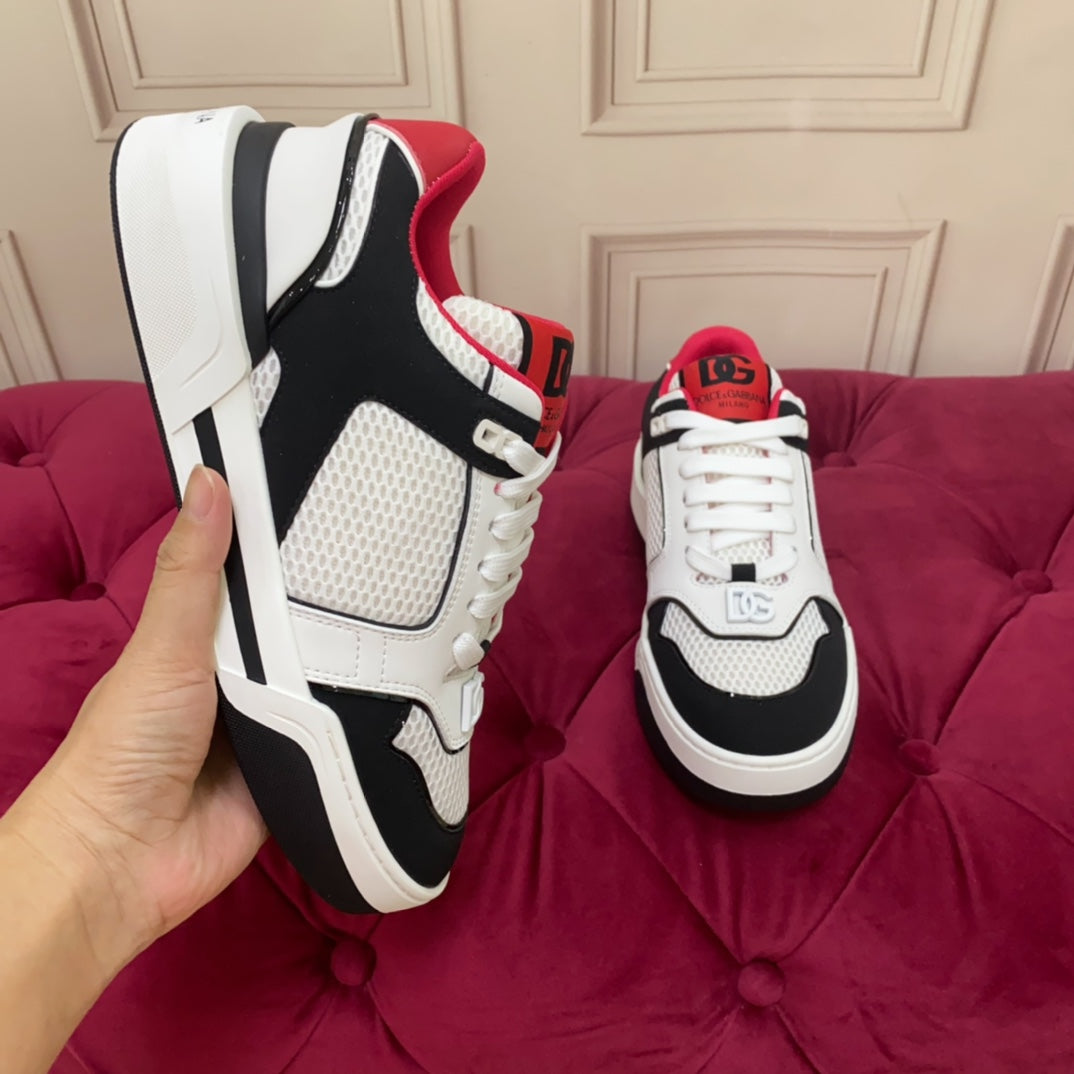 Dolce & Gabbana DG Heavy-Craft Calfskin Sneakers with 5D Accents